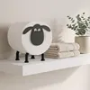 Porte papier toilette sur pied mouton à l'unité, déco salle Voir les images du produit 5