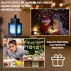A collage of images showing a pixelated lantern, children opening gifts, a birthday party, and a 'Our 1st Home' banner with food. Produktbild-Vorschau