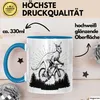 Känguru fährt Fahrrad Tasse Geschenk Lustig Motivation Produktbild-Vorschau 3