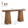 Console tafel van massief hout, 160 cm, salontafel voor Productafbeelding-voorbeeld 2