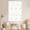 MuchoWow® Poster Blumen - Muster - Pastell 120x180 cm - Produktbild-Vorschau 7