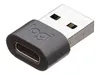 A close-up studio shot of a USB-C to USB-A adapter. Anteprima dell’immagine prodotto