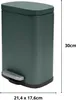 Spirella Treteimer Venedig - dunkelgrun - Metall - 21 x 30 Produktbild-Vorschau 6