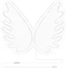 LED neonový nápis Andělská křídla bílá 46x36cm - Wings Náhled obrázku produktu 6