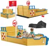 KIDIZ® Sandkasten Ahoi - Piratenschiff Boot Segelschiff aus Produktbild-Vorschau 1