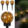 Sada 4 solárnych záhradných svietidiel LUMILED, LED guľa, Náhľad obrázku produktu 2