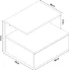 Étagère murale 'Amberg' Table de nuit suspendue 40 x 35 x Voir les images du produit 5