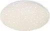 A round LED ceiling light with a star-like pattern. Náhled obrázku produktu