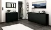 Kommode "Rova" 4-türig schwarz Produktbild-Vorschau 6