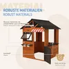 Dětský domeček Joyz z jedlového dřeva s hrací a blátivou Náhled obrázku produktu 7