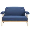 Design 2-Sitzer-Sofa Stoff Blau, Schlafsofas 2024 Neu Produktbild-Vorschau 3
