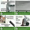 Bituxx Schubkarre 100L 250kg Schiebkarre Scheibtruhe Produktbild-Vorschau 2