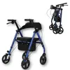 Wollex Rollator Blau leicht faltbar mit Sitz und Produktbild-Vorschau 1