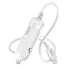 A white Hama car charger with a Lightning connector is shown on a white background. Anteprima dell’immagine prodotto