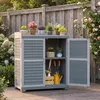 Wiltec Gartentisch mit Unterschrank und Arbeitsplatte, Produktbild-Vorschau 2