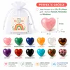 MilaBoo® 12er Set Herzsteine für Dich – bunte Naturstein Produktbild-Vorschau 4