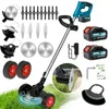 1200W Akku Rasentrimmer mit 2× 4000mAh Akku 21V, Produktbild-Vorschau 1