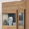 Fernsehwand Eiche Grandson Nb. TURDA-83 mit LED Beleuchtung Produktbild-Vorschau 2