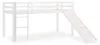 Homestyle4u Hochbett 90x200 Kinder Weiß mit Tunnel und Turm Produktbild-Vorschau 25