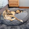 4L Textil Hundebett große Hunde waschbar Hundehöhle Produktbild-Vorschau 4