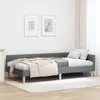 vidaXL Rohový rám postele tmavošedý 100 x 200 cm látka Náhľad obrázku produktu 2