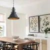 Hängelampe I Turami I Schwarz E27 Ø30 cm Metall Küchenlampe Produktbild-Vorschau 6