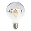 LED Filament Globe G95 6W = 60W E27 Kopfspiegel silber Produktbild-Vorschau 1