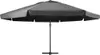 vidaXL Parasol avec mât en aluminium 600 cm Anthracite Voir les images du produit 1