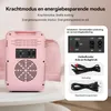 Puluomis Mini-koelkast 4L met LED-spiegel, draagbaar, Productafbeelding-voorbeeld 6