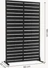 Przegroda „Nodepp” stal ocynkowana 180 x 90 cm czarna Podgląd zdjęcia produktu 8