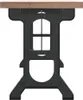 Esstisch 110x65x82 cm Massivholz Tanne und Eisen Produktbild-Vorschau 4