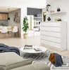 Kommode weiß 140cm breit mit 10 Schubladen, Schlafzimmer Produktbild-Vorschau 6