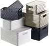 A collection of storage baskets of various sizes and colors. Voir les images du produit
