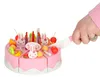 Cuisine de découpe de gâteau d'anniversaire 75 el. rose Voir les images du produit 6