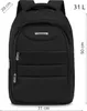 Zagatto ZG773 Großer geräumiger schwarzer Rucksack mit Produktbild-Vorschau 3