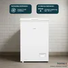 homeX FT0981-W Gefriertruhe, Tiefkühltruhe klein - 98 Liter Produktbild-Vorschau 4