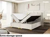 MEBLINI Boxspringbett mit Bettkasten - Gepolstert Produktbild-Vorschau 5