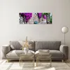 Bilder auf glas - Pflanzen Bank Straße Sommer - 90x30cm - Produktbild-Vorschau 7
