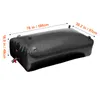 A black, rectangular, inflatable water tank with dimensions labeled in inches and centimeters. Podgląd zdjęcia produktu