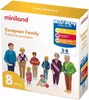 Miniland rodina Európanov 8 figúrok Náhľad obrázku produktu 2