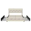 Letto imbottito INONEFT, 160x200 cm, con USB e LED, letto Anteprima dell’immagine prodotto 10