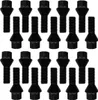 20x Radschraube M12x1,25 Kegelbund 60° schwarz 22 mm | Produktbild-Vorschau 1
