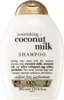 A white shampoo bottle with a gold cap and black text. Náhled obrázku produktu