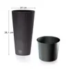 Prosperplast Rato Tubus vaso da fiori con inserto marrone Anteprima dell’immagine prodotto 5