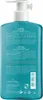 The back of a blue plastic pump bottle of Avène Cleanance Cleansing Gel. Voir les images du produit