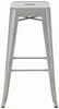 A silver metal bar stool is shown against a white background. Náhľad obrázku produktu