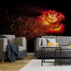 Muralo XXL Vlies FOTOTAPETE Abstrakte ROSE Schwarzer 3D Produktbild-Vorschau 1