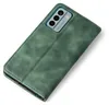 A green flip-style phone case for a Nokia G22 is shown from a diagonal top-down view against a white background. Produktbild-Vorschau