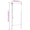 vidaXL Tenda a rullo per esterni giallo e bianco 120x270 cm Anteprima dell’immagine prodotto 11