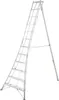 Drabina ogrodowa 3-stopniowa aluminiowa Niwaki (149x125x183 Podgląd zdjęcia produktu 1